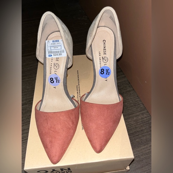 Mauve and Nude Heels - Picture 2 of 4